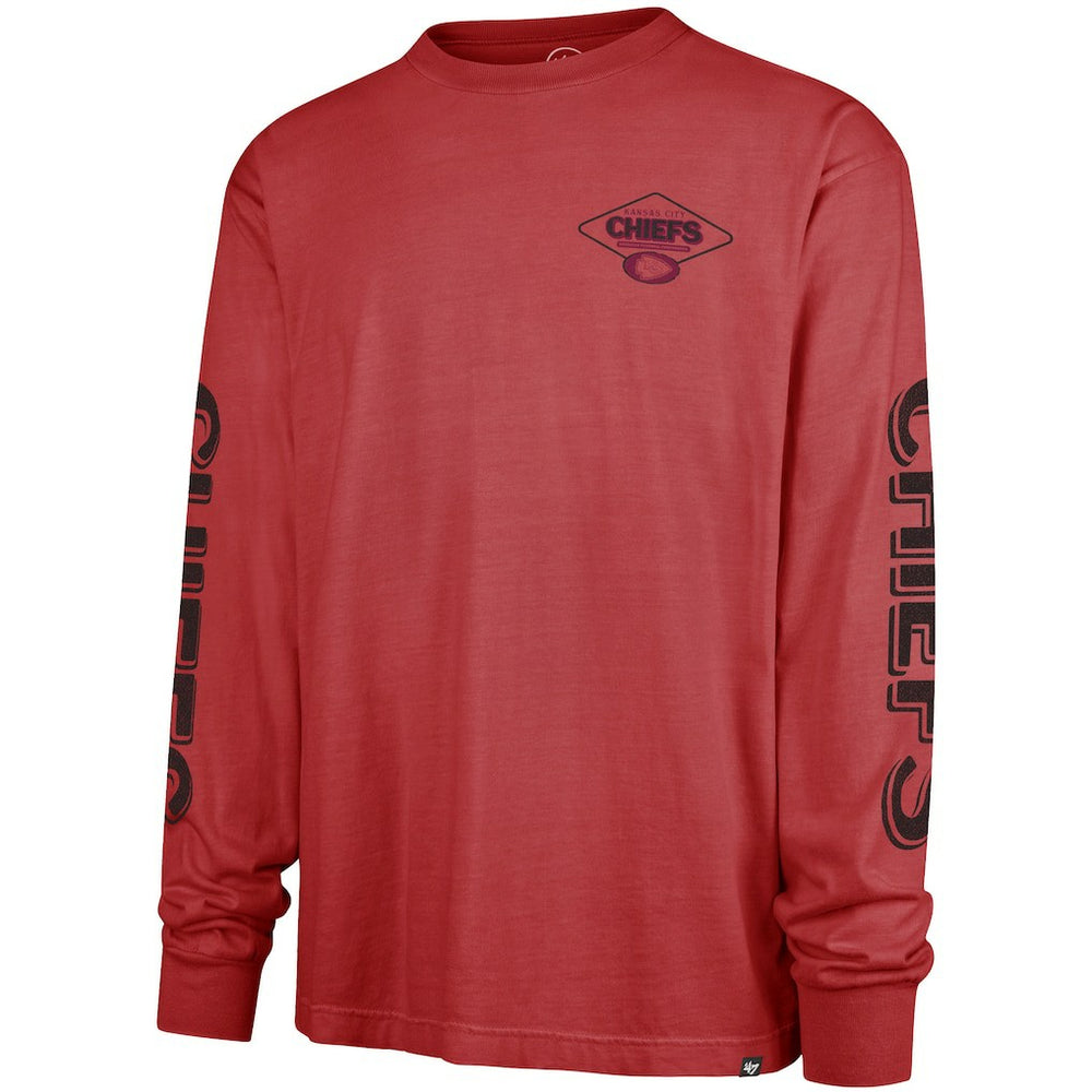 Kansas City Chiefs '47 Cairn Ravine Foundation Long Sleeve T-Shirt - Red for sale