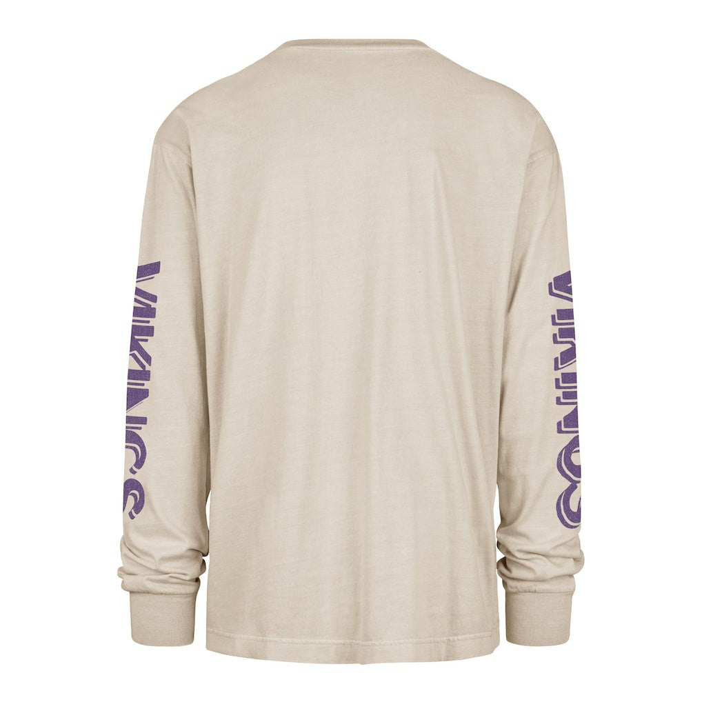 Minnesota Vikings '47 Cairn Ravine Foundation Long Sleeve T-Shirt - Tan for sale