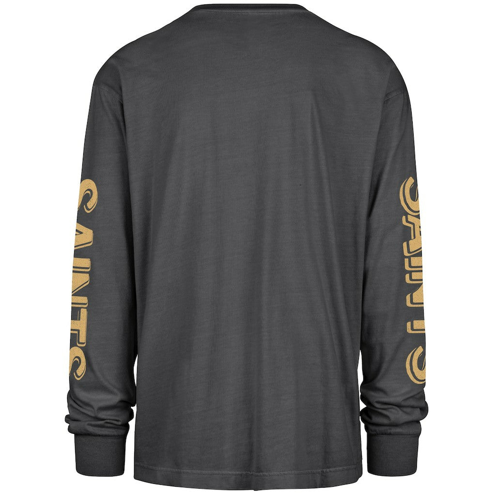 New Orleans Saints '47 Cairn Ravine Foundation Long Sleeve T-Shirt - Black discount