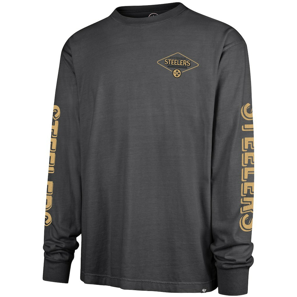 Pittsburgh Steelers '47 Cairn Ravine Foundation Long Sleeve T-Shirt - Black sale