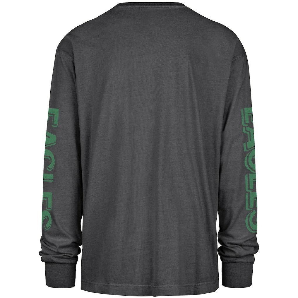Philadelphia Eagles '47 Cairn Ravine Foundation Throwback Long Sleeve T-Shirt - Black cheap
