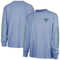 Seattle Seahawks '47 Cairn Ravine Foundation Throwback Long Sleeve T-Shirt - Blue online