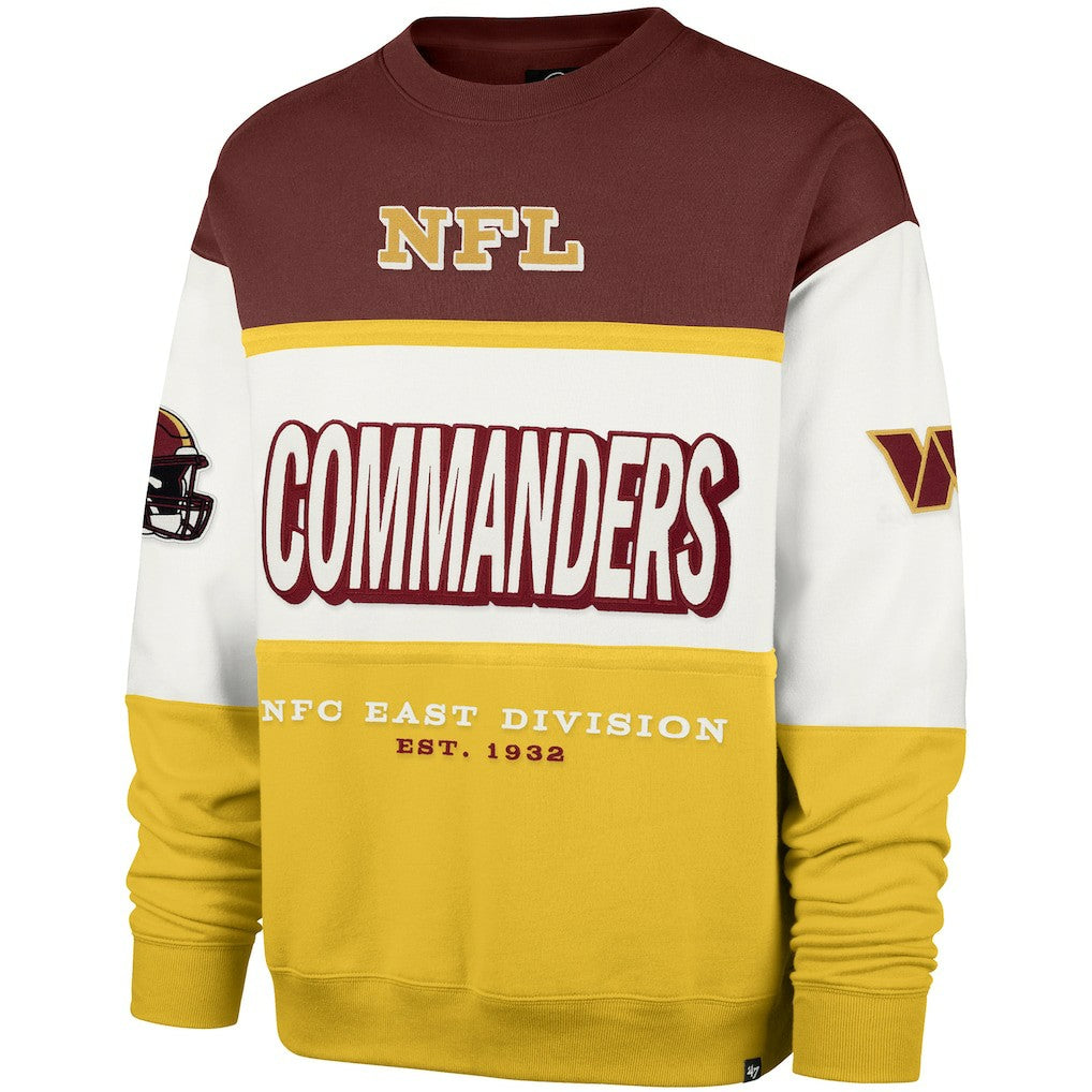 Washington Commanders '47 Breeze Maximalist Sweatshirt - Burgundy/Gold outlet