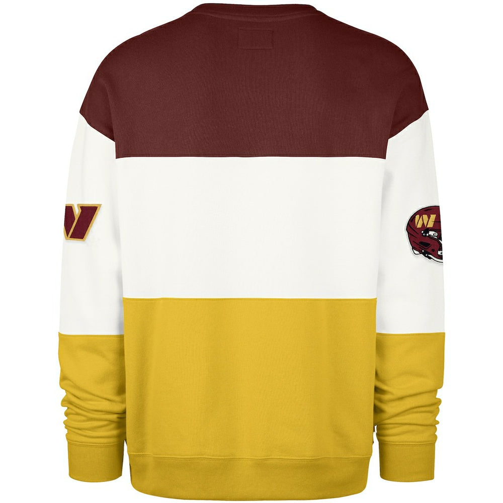Washington Commanders '47 Breeze Maximalist Sweatshirt - Burgundy/Gold outlet