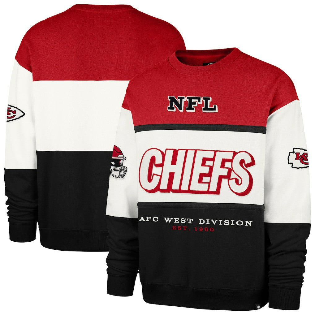 Kansas City Chiefs '47 Breeze Maximalist Sweatshirt - Red/Black cheap