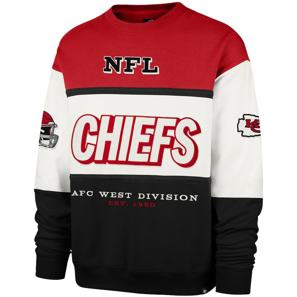 Kansas City Chiefs '47 Breeze Maximalist Sweatshirt - Red/Black cheap