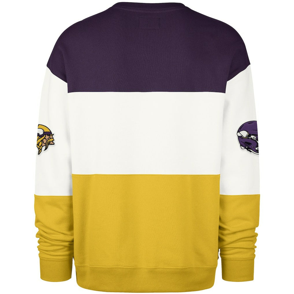Minnesota Vikings '47 Breeze Maximalist Sweatshirt - Purple/Gold sale