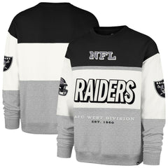 Las Vegas Raiders '47 Breeze Maximalist Sweatshirt - Black/Gray sale