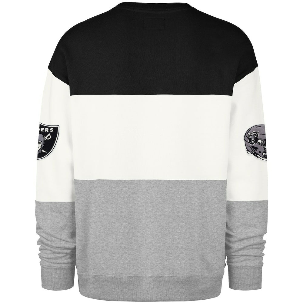 Las Vegas Raiders '47 Breeze Maximalist Sweatshirt - Black/Gray sale