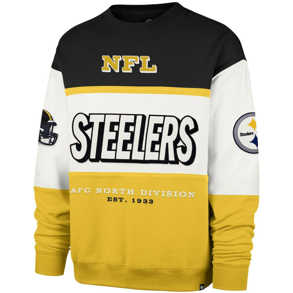 Pittsburgh Steelers '47 Breeze Maximalist Sweatshirt - Black/Gold online