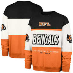 Cincinnati Bengals '47 Breeze Maximalist Sweatshirt - Black/Orange outlet