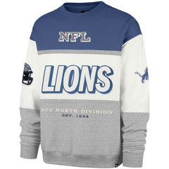 Detroit Lions '47 Breeze Maximalist Sweatshirt - Blue/Gray on sale