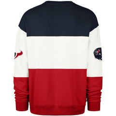 Houston Texans '47 Breeze Maximalist Sweatshirt - Navy/Red for sale