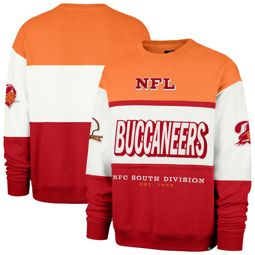 Tampa Bay Buccaneers '47 Throwback Breeze Maximalist Sweatshirt - Orange/Red outlet