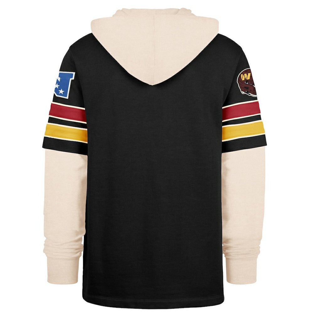 Washington Commanders '47 Split Zone Cornerback Duo Hoodie - Black outlet