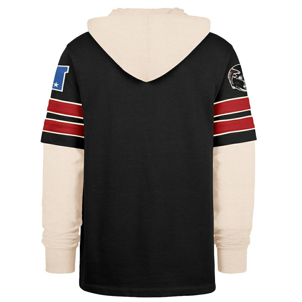Atlanta Falcons '47 Split Zone Cornerback Duo Hoodie - Black cheap