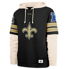 New Orleans Saints '47 Split Zone Cornerback Duo Hoodie - Black cheap