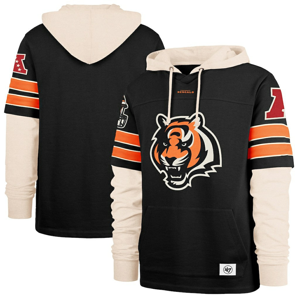 Cincinnati Bengals '47 Split Zone Cornerback Duo Hoodie - Black online