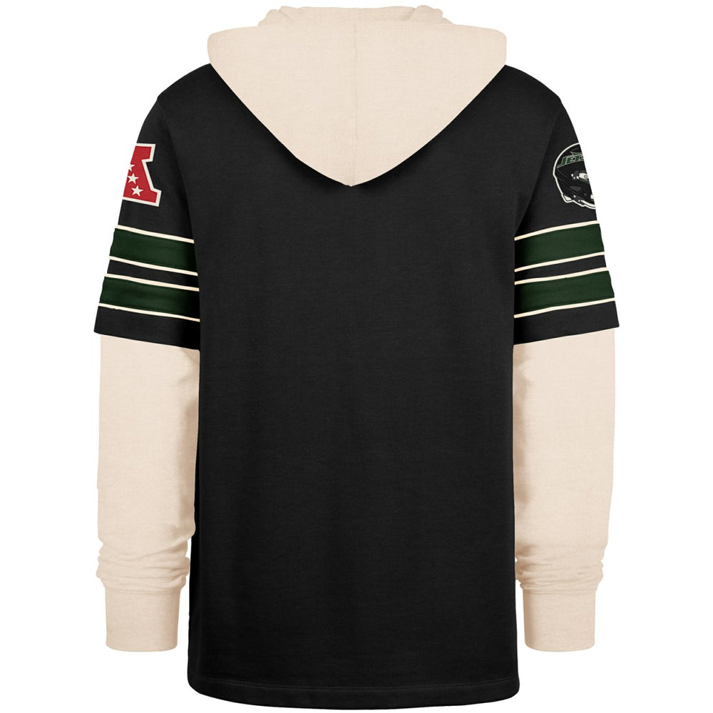 New York Jets '47 Split Zone Cornerback Duo Hoodie - Black sale