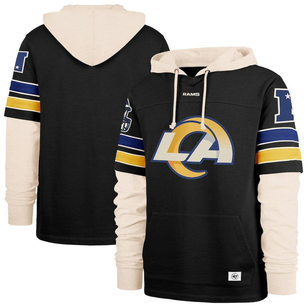 Los Angeles Rams '47 Split Zone Cornerback Duo Hoodie - Black online