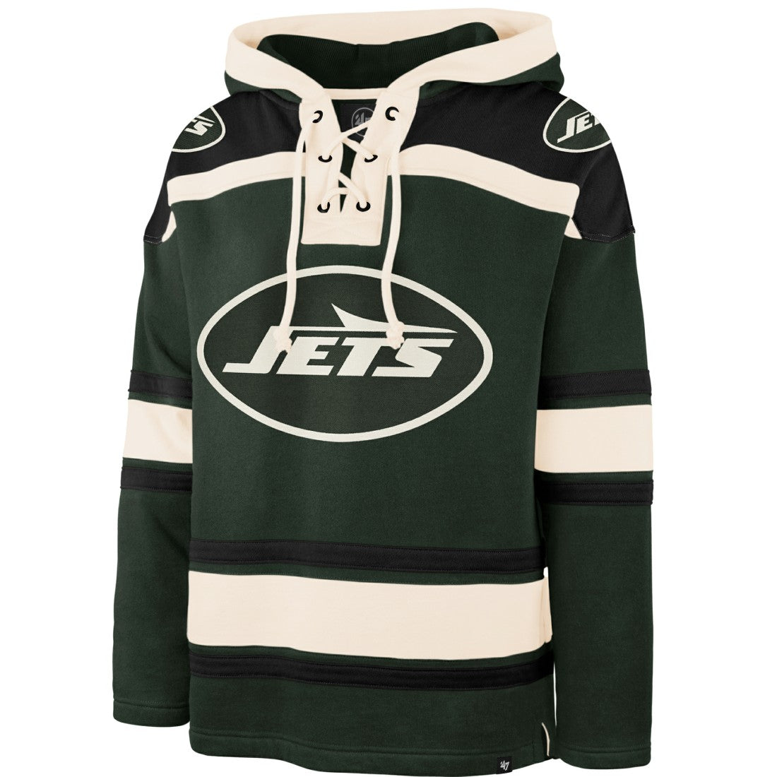 New York Jets '47 Men's Superior Lacer Hoodie - Dark Green discount