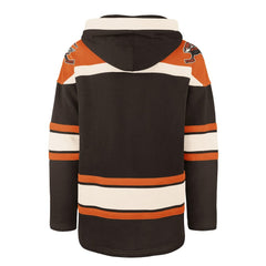 Cleveland Browns '47 Throwback Superior Lacer Hoodie - Brown on sale