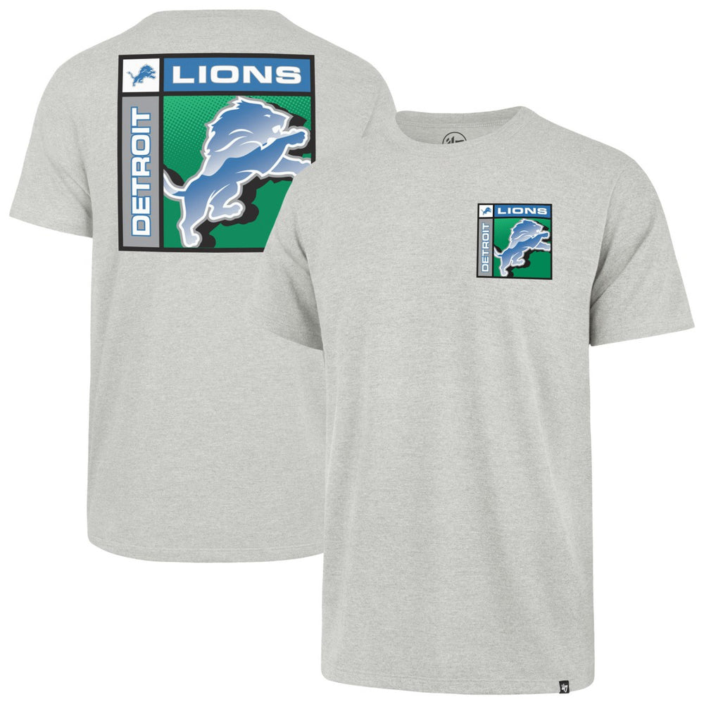 Detroit Lions '47 Chrome Plate Franklin T-Shirt - Gray for sale