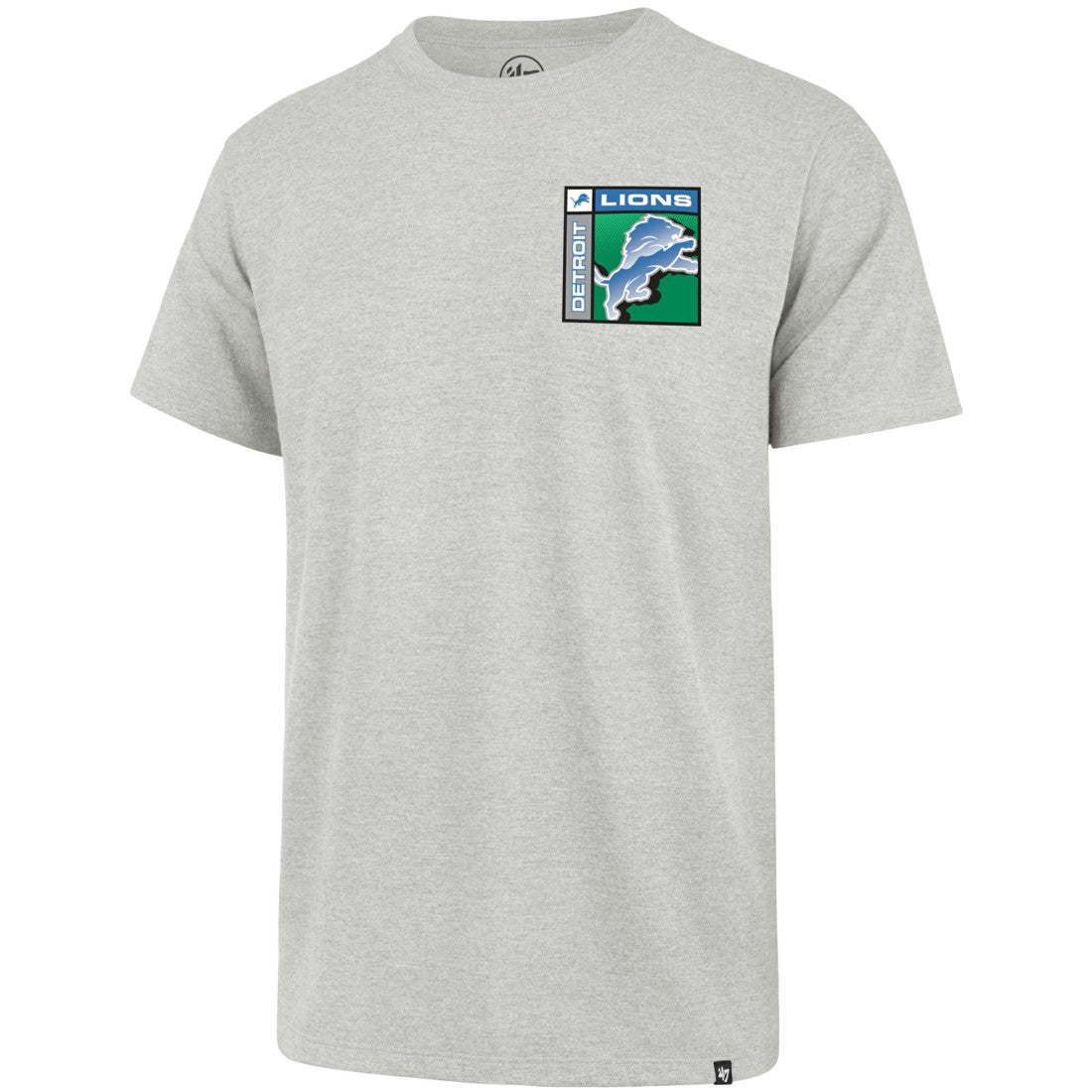 Detroit Lions '47 Chrome Plate Franklin T-Shirt - Gray for sale