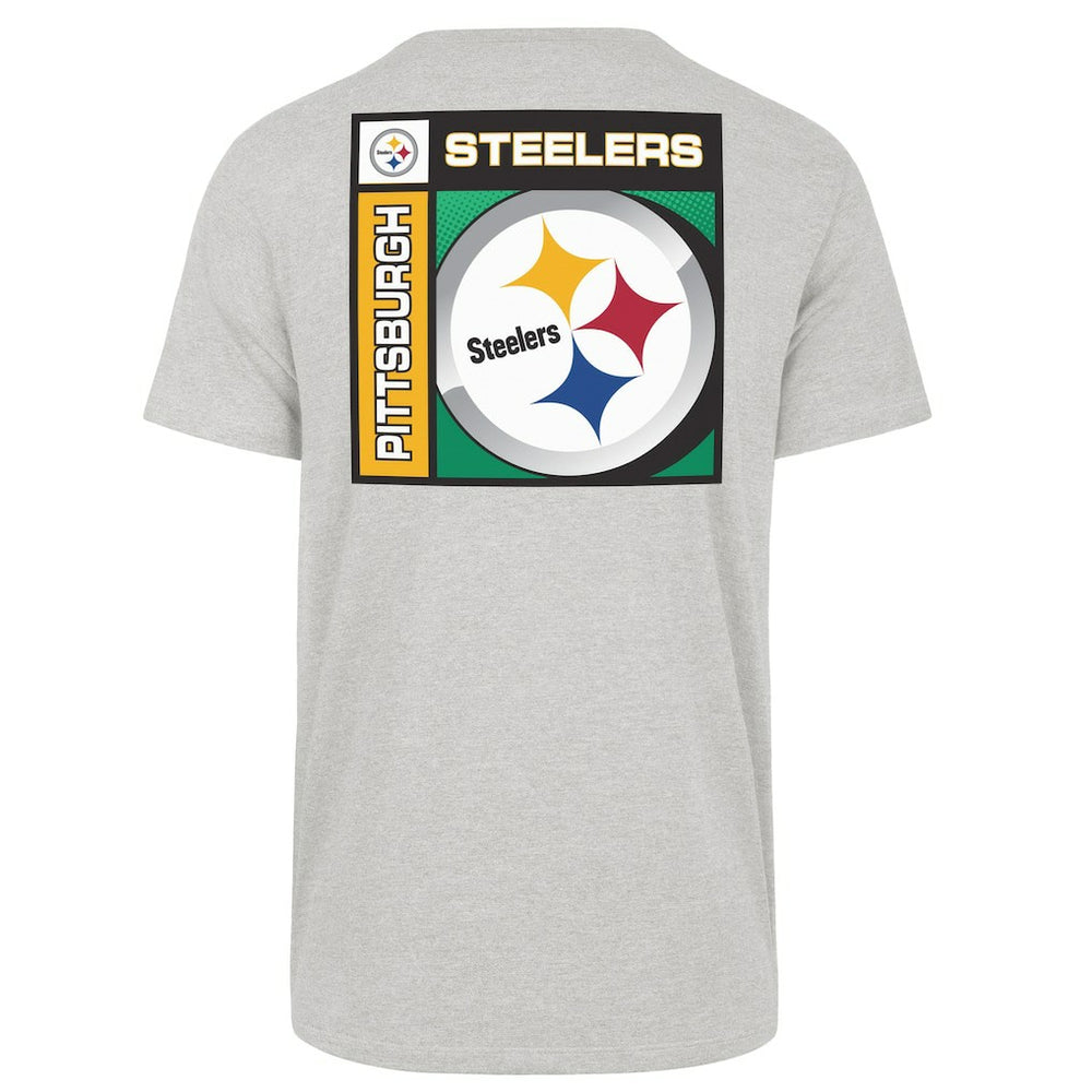 Pittsburgh Steelers '47 Chrome Plate Franklin T-Shirt - Gray on sale