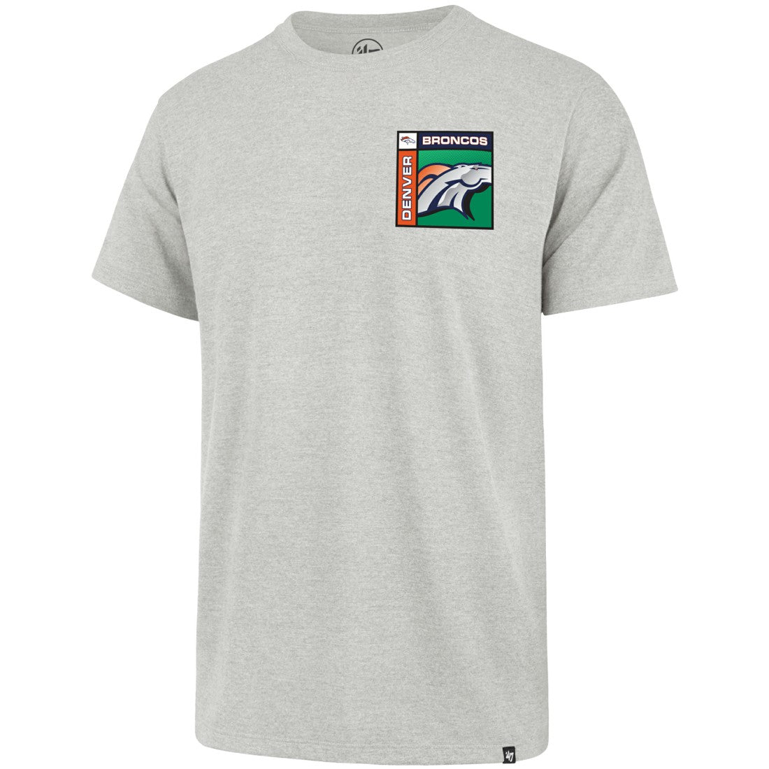 Denver Broncos '47 Chrome Plate Franklin T-Shirt - Gray discount
