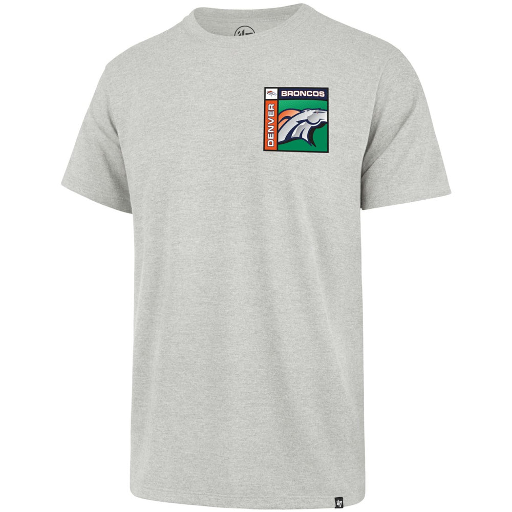 Denver Broncos '47 Chrome Plate Franklin T-Shirt - Gray discount