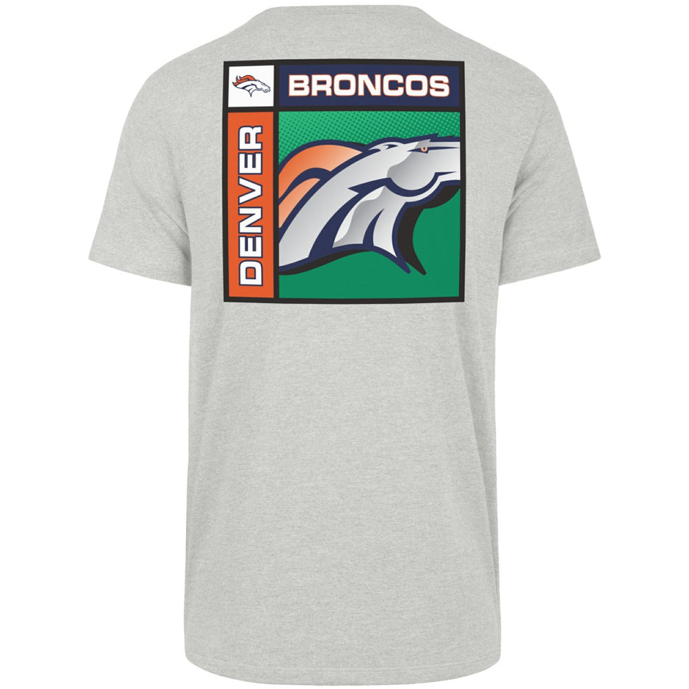Denver Broncos '47 Chrome Plate Franklin T-Shirt - Gray discount