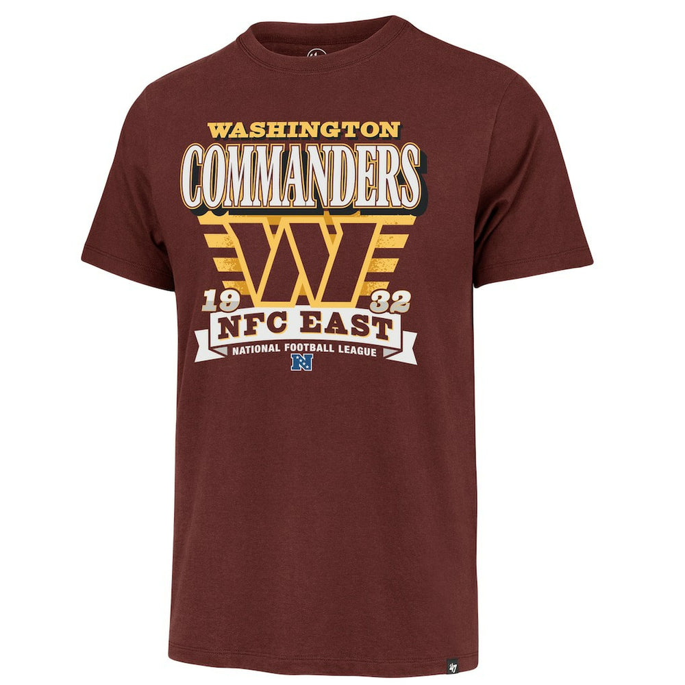 Washington Commanders '47 Stripe Splash Franklin T-Shirt - Burgundy outlet