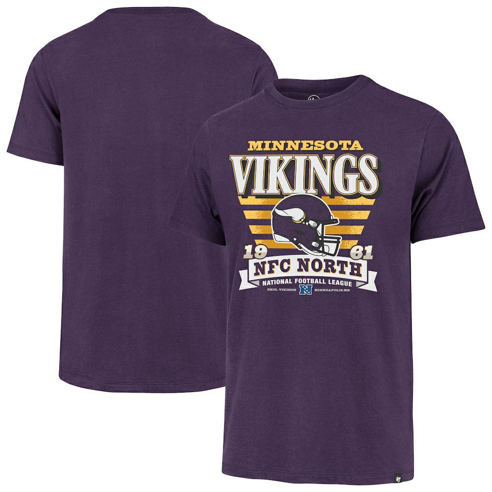 Minnesota Vikings '47 Stripe Splash Franklin T-Shirt - Purple cheap
