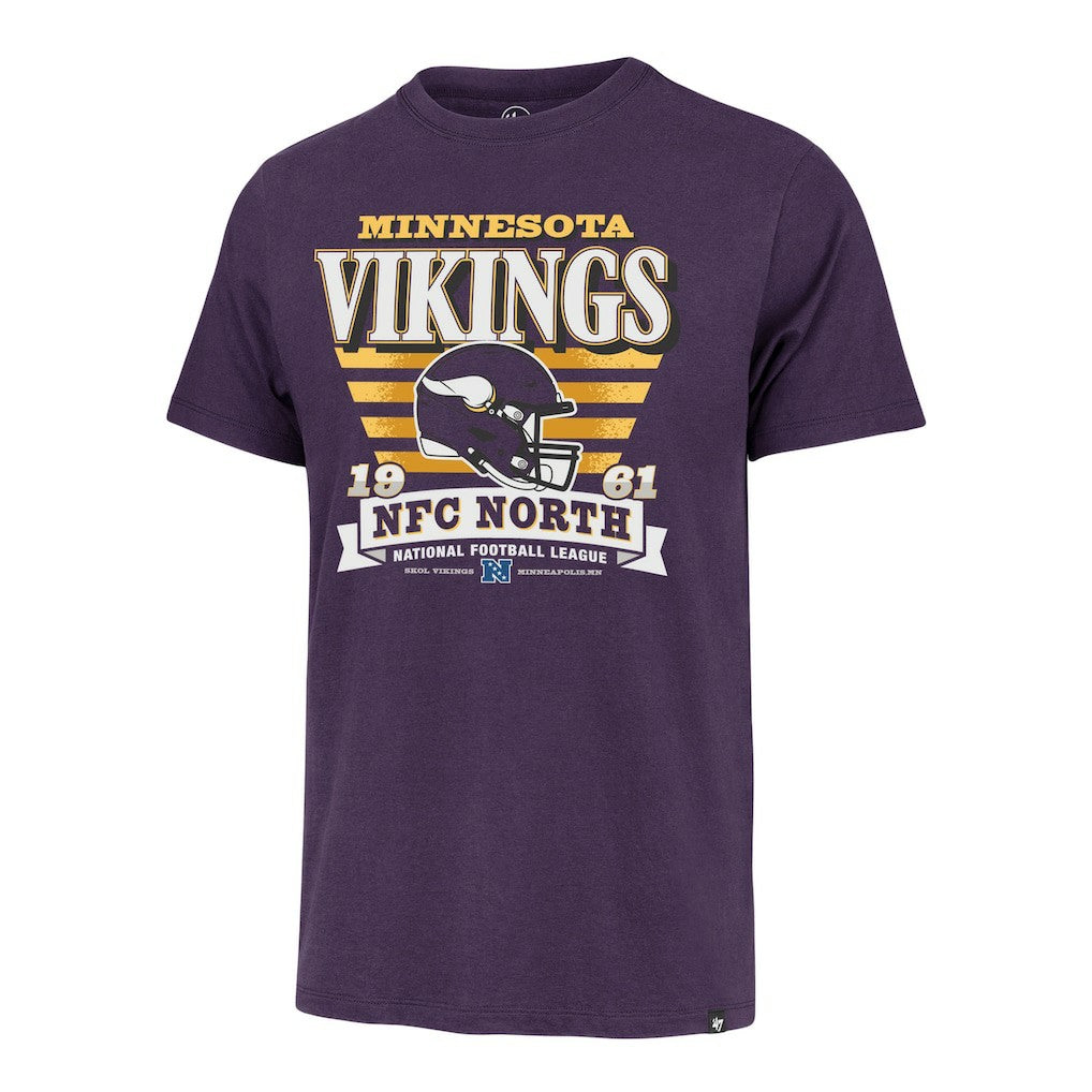 Minnesota Vikings '47 Stripe Splash Franklin T-Shirt - Purple cheap