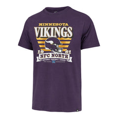 Minnesota Vikings '47 Stripe Splash Franklin T-Shirt - Purple cheap