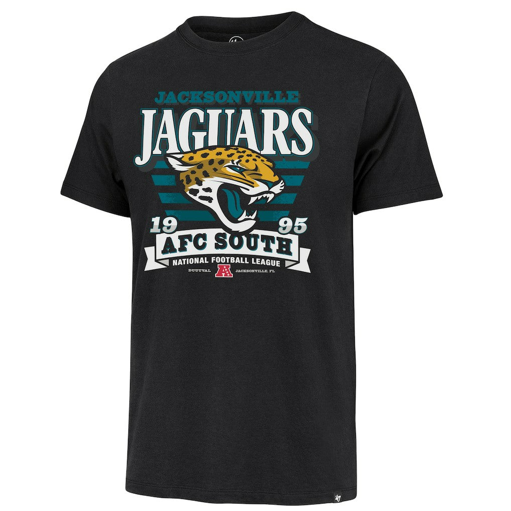 Jacksonville Jaguars '47 Stripe Splash Franklin T-Shirt - Black on sale