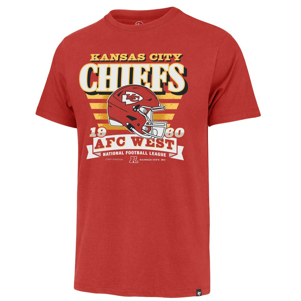 Kansas City Chiefs '47 Stripe Splash Franklin T-Shirt - Red cheap