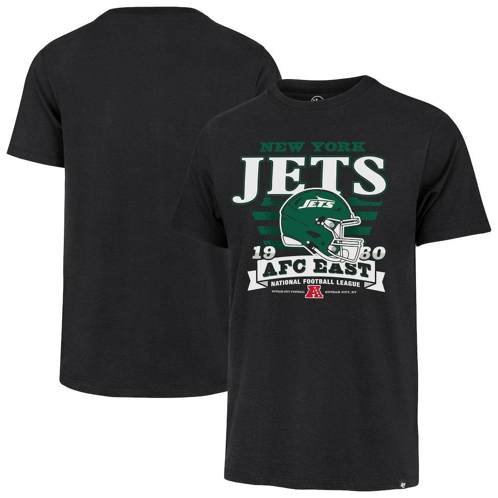 New York Jets '47 Stripe Splash Franklin T-Shirt - Black discount