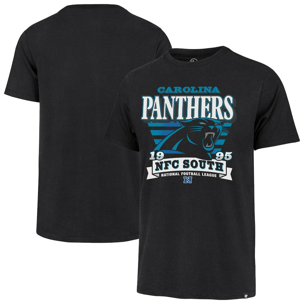 Carolina Panthers '47 Stripe Splash Franklin T-Shirt - Black online