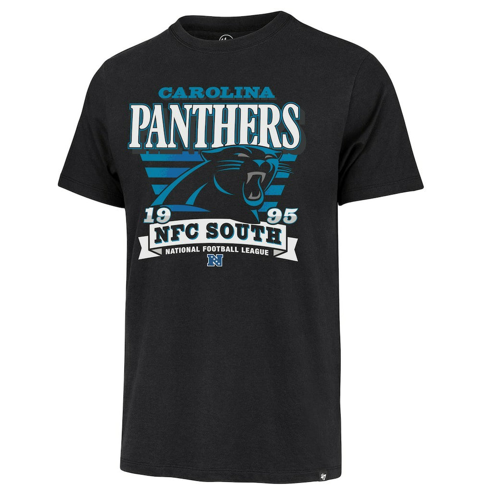Carolina Panthers '47 Stripe Splash Franklin T-Shirt - Black online