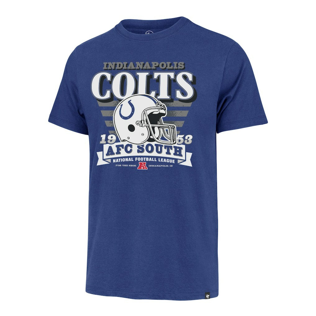 Indianapolis Colts '47 Stripe Splash Franklin Throwback T-Shirt - Royal for sale