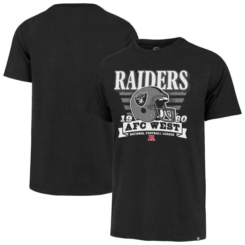 Las Vegas Raiders '47 Stripe Splash Franklin Throwback T-Shirt - Black online