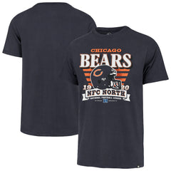 Chicago Bears '47 Stripe Splash Franklin Throwback T-Shirt - Navy for sale