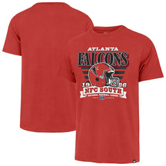 Atlanta Falcons '47 Stripe Splash Franklin Throwback T-Shirt - Red discount