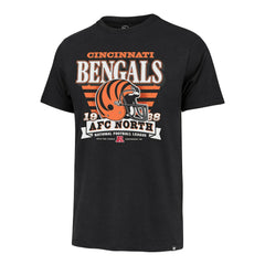 Cincinnati Bengals '47 Stripe Splash Franklin Throwback T-Shirt - Black discount