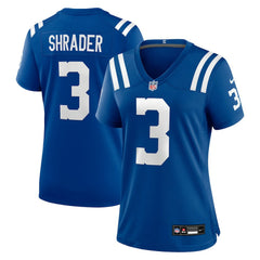 Spencer Shrader Indianapolis Colts Women's Team Game Jersey - Royal outlet