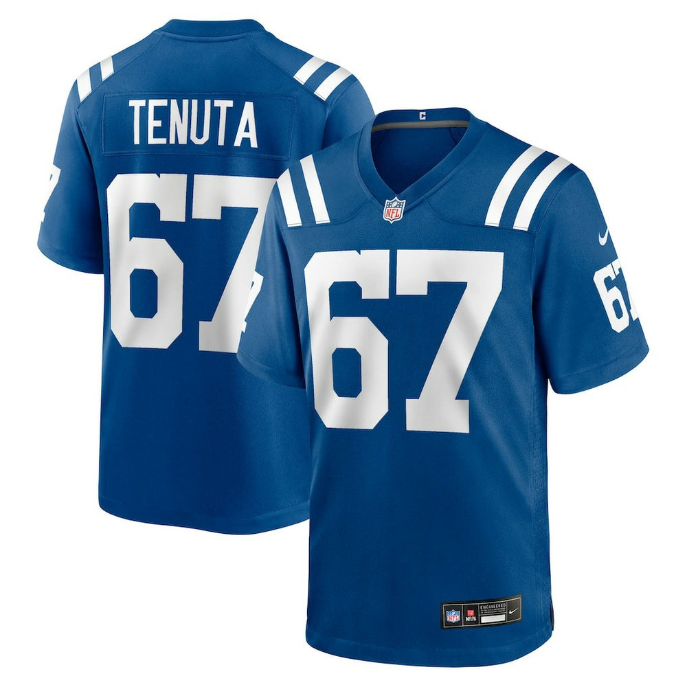 Luke Tenuta Indianapolis Colts Team Game Jersey - Royal discount