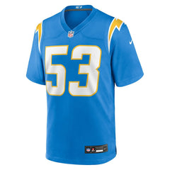 Del'Shawn Phillips Los Angeles Chargers Team Game Jersey - Powder Blue for sale