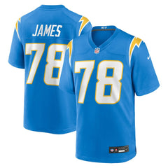 Andre James Los Angeles Chargers Team Game Jersey - Powder Blue cheap